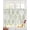 Green, variant on Yellow Geometric Sheer Curtains 54 Inch Length 2 Panels Set for Living Room/Bedroom, Morocco Modern Abstract Plaid Art Kitchen Curtains Grommet Semi-Sheer Curtains Drapes Window Treatments 42"x54"x2
