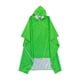 thumbnail image 3 of Poncho de lluvia con capucha, ligero y con cordón, portátil, para hombres y mujeres. Verde brillante, 3 of 9