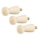 thumbnail image 1 of Ganchos de Pared Unique Bargains Gancho de Madera Sólida Atornillable Gancho para Abrigos 0.87" x 1.89" (DxL) Color de Madera Sin Pintura 3pcs, 1 of 3