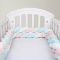 thumbnail image 2 of Parachoques para cama de bebé de 2 metros cuna trenzada infantil almohada de parachoques cojín con nudo trenzado cuna con parachoques Protector de parachoques decoración ANGGREK  Otros, 2 of 8