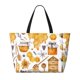 thumbnail image 2 of Easygdp Honey Bee Set Bolsa de Viaje de Playa de Gran Capacidad, Bolsa Tote Perfecta para la Playa, Escapadas de Fin de Semana y Viajes, 2 of 7