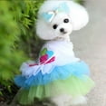 thumbnail image 4 of SPRING PARK Apparel Clothes Puppy Tutu Princess Dress Lip Love Dog Costume Pet Skirt Lace, 4 of 7