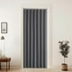 thumbnail image 1 of Cortinas para armario con ganchos, estilo acordeón, opacas, para proteger la privacidad, divisor de ambientes plegable plisado para baño y dormitorio, 1 panel, ancho 38 x largo 80, gris, 1 of 8