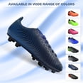 thumbnail image 3 of Zapatos de fútbol Vizari Stealth FG para niños, talla 6, azul marino y azul cielo, 3 of 6