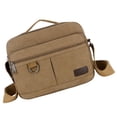 thumbnail image 3 of Bolso bandolera de lona para hombre, bolso bandolera ajustable, bolso bandolera de lona, 3 of 7