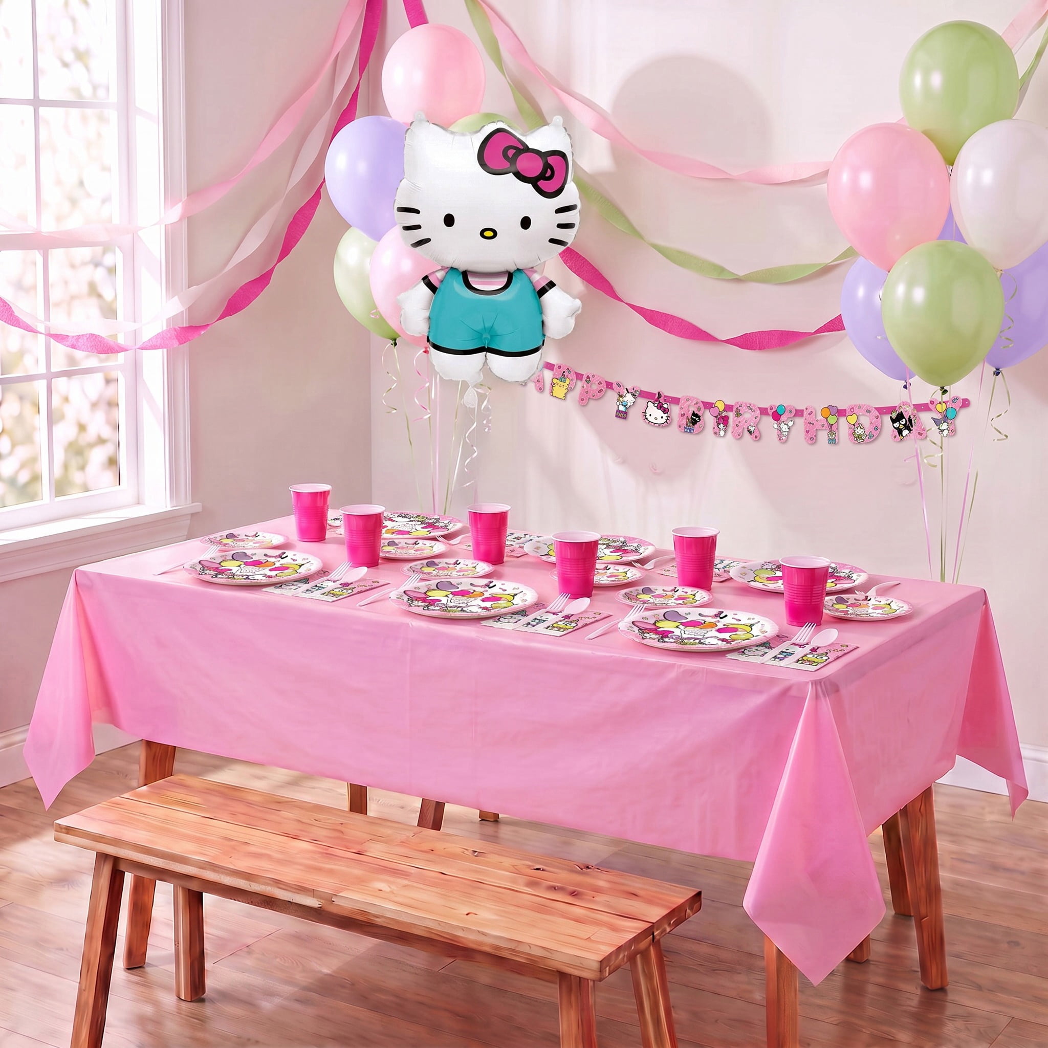 Hello Kitty 1 Count 25IN Shaped Shaped Foil Balloon