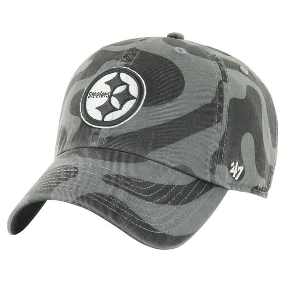 Women's '47  Charcoal Pittsburgh Steelers Freeform Clean Up Adjustable Hat