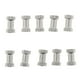 thumbnail image 2 of Columnas es uminio de doble cabeza, 10 Uds., Pilar plateado para piezas de accesorios 3x10mm Yotijar Columna de aluminio de doble cabezal, 2 of 7