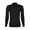 Black, variant on ANYFIT WEAR Men's Fleece Lined Mock Turtleneck Long Sleeve T Shirt Undershirt Top Thermal Pullover Sweater For Cold Weather