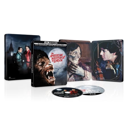 An American Werewolf in London (Steelbook) (4K Ultra HD + Blu-ray + Digital Copy), Horror, Universal
