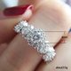 thumbnail image 4 of Anillo conmemorativo de diamante completo exquisito a la moda, regalo de joyería de boda de compromiso para mujer Wmkox8yii fajkfhkj2517, 4 of 7