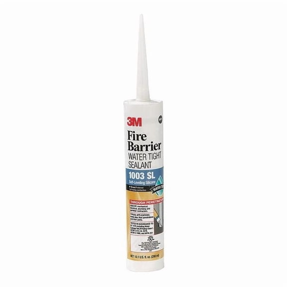 3m Fire Barrier Sealant,10.1 oz.,Gray,PK12 1003-S/L-10.1OZ