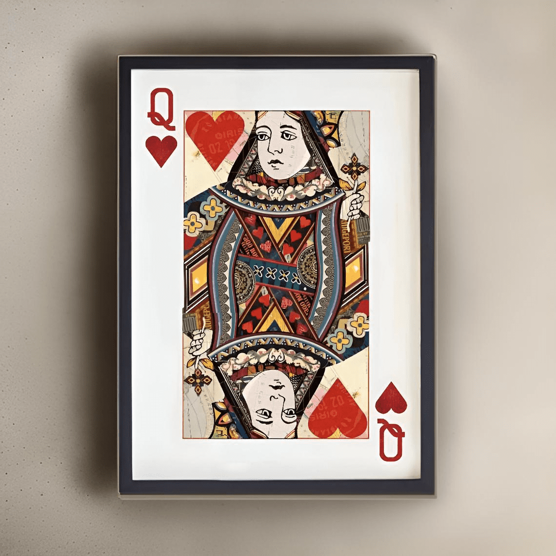 Playing Card Queen of Heart