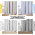 thumbnail image 5 of Faux Silk Taffeta French Pleated Blackout Curtains for Bedroom & Living Room Curtains - Single Panel Window Curtains, 5 of 5