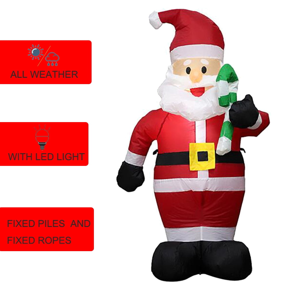 Christmas Inflatable Lantern Santa Claus Xmas Tree Yards Shop Outdoor 1PCS US 