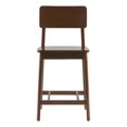 thumbnail image 1 of Pemberly Row 2-Piece Minimalist Solid Wood Counter Stool - Set of 2 - Walnut, 1 of 15