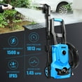 thumbnail image 6 of DNA Motoring TOOLS-00227 Portable High-Pressure Electric Power Cleaner Car Washer Machine 1813 PSI 1.45 GPM Blue, 6 of 9
