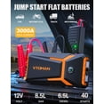 thumbnail image 2 of Jump Starter VTOMAN V8 Pro 3000A para gasolina de 8.5 L y 6.5 L Diesel, 2 of 6