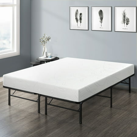 Best Price Mattress 8 Inch Air Flow Memory Foam Mattress and 14 Inch Dual-Use Bed Frame