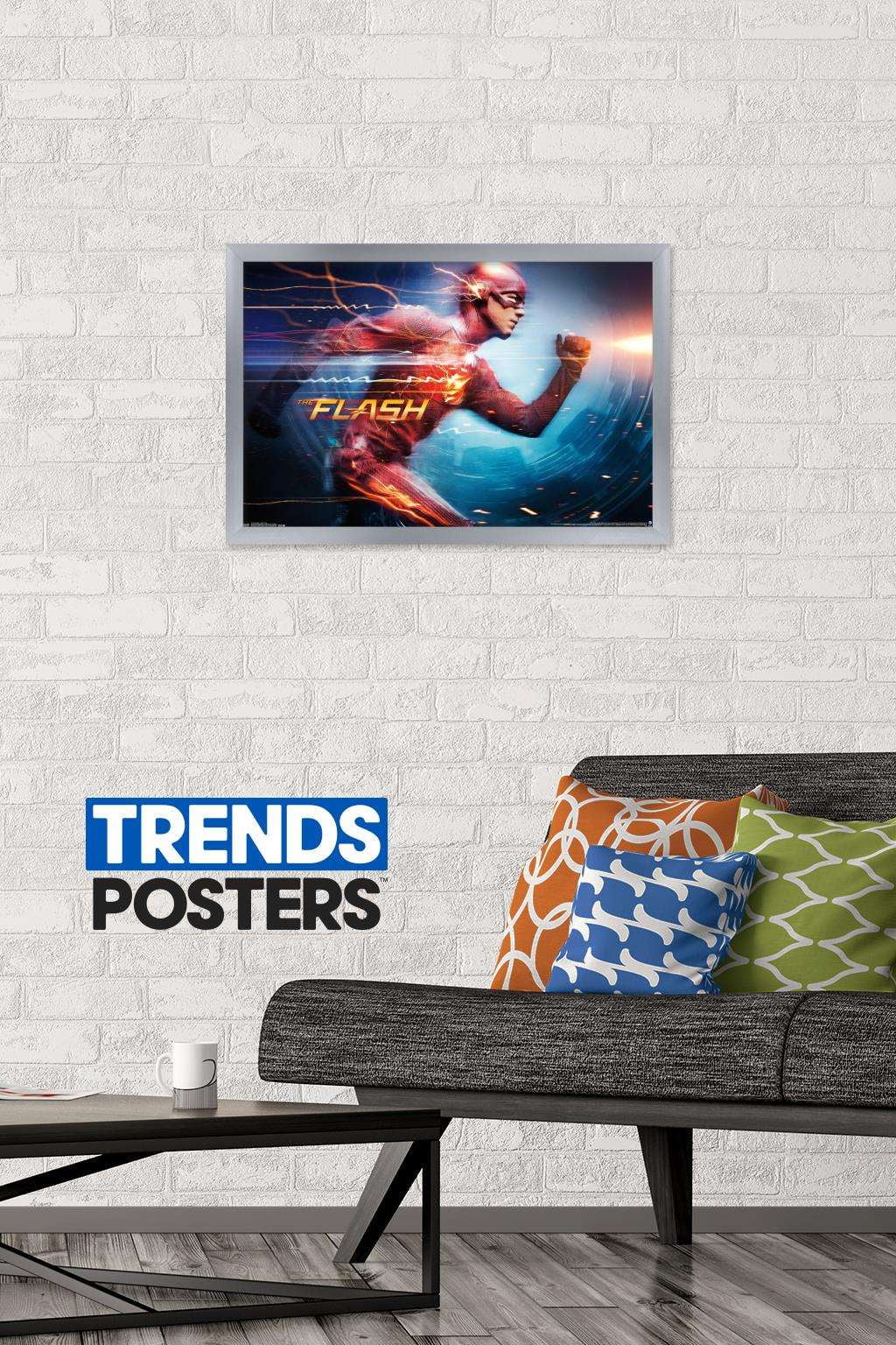 DC Comics TV - The Flash - Speed Force Wall Poster, 14.725" x 22.375", Framed