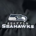 thumbnail image 4 of Men's College Navy Seattle Seahawks Coaches Classic Raglan Full-Snap Windbreaker Jacket, 4 of 4