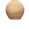 thumbnail image 6 of Benzara Cape 22 Inch Contemporary Rattan Table Lamp, Hand Woven, Linen Shade, Brown, 6 of 7