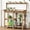 Teak, variant on ROGALIS Potting Bench, Outdoor Wooden Potting Bench Table w/Removable Sink, 4 Side Hooks for Garden