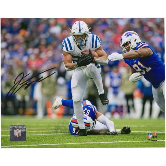 Jonathan Taylor Indianapolis Colts Autographed 8" x 10" 5 TDs vs. Buffalo Photograph - Fanatics Authentic Certified