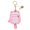 Pink, variant on Tnobhg Calculator Keychain Cartoon Cat Shape Mini Portable Calculator Entertainment Maze Design Keychain for Daily Use