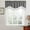 Gray, variant on Nkmbld Window Valances for Living Room, Elegant Fringed Window Curtains, Farmhouse Country Rustic Kitchen Valances for Bedroom Bathroom, Gray