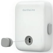 GorillaLine - Retractable Clothesline Indoor Outdoor Clothes Line | Heavy Duty Laundry Line | Wall Mounted Drying Rack Clothing Line for Home