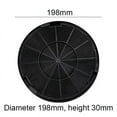 thumbnail image 2 of Bgsha 2PCS Activated Carbon Filters Kitchen Range Hood Filter Accessories 198*30mm, 2 of 6