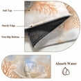 thumbnail image 6 of 5'x8' Area Rugs, Orange Coastal Indoor Outdoor Area Rug for Living Room Bedroom, Summer Beach Starfish Shell Nautical Washable Bathroom Rugs Kitchen Floor Carpet Mats Home Decor Aesthetic, 6 of 8