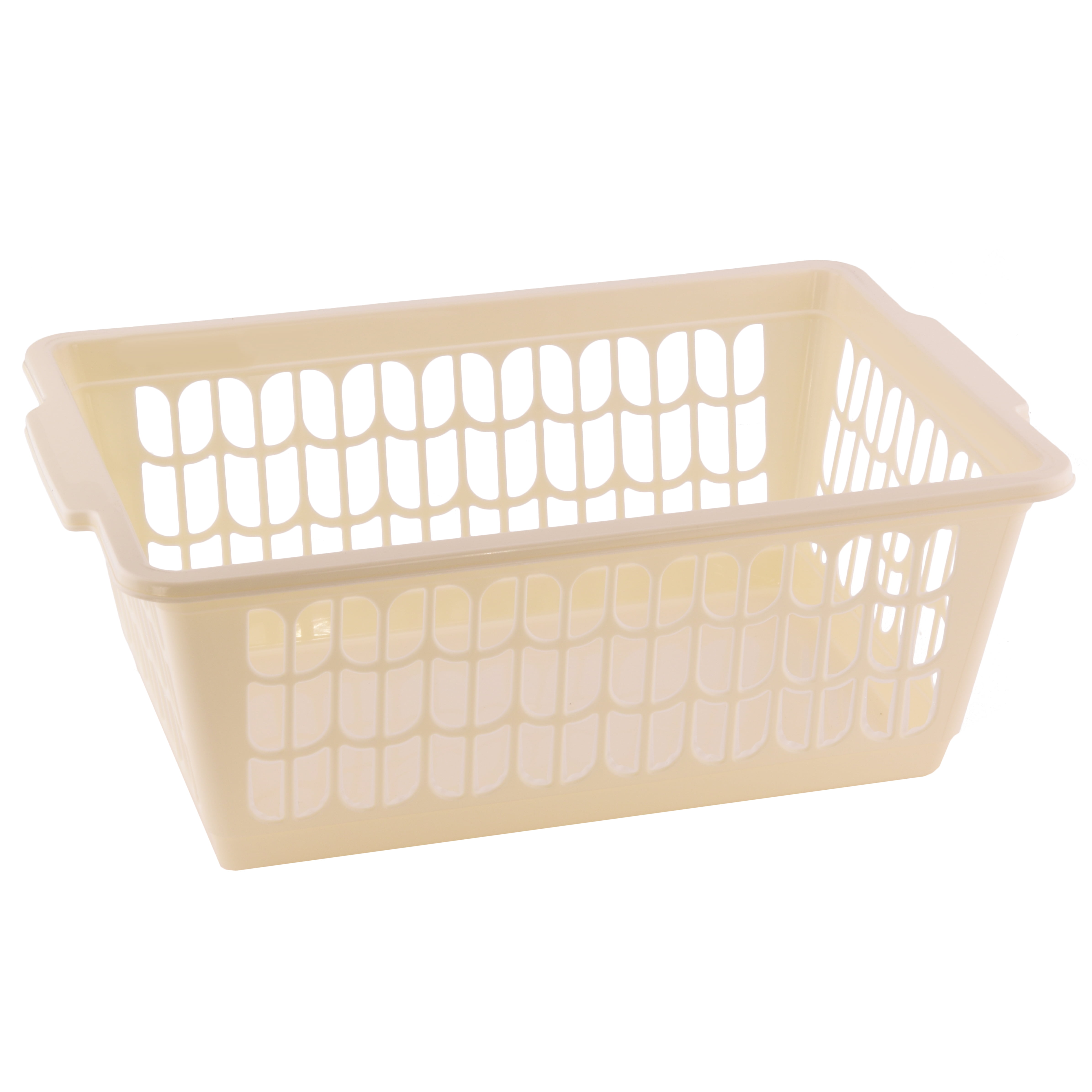 YBM Home Small Plastic Storage Basket for Organizing Kitchen Pantry