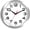 B_silver, variant on Wall Clock Silent Non-Ticking Modern Clock Battery Operated 8 Inch Small Classic Analog Decorative for Classroom, Living Room, Office, Bedroom, School, Hotel (Black)