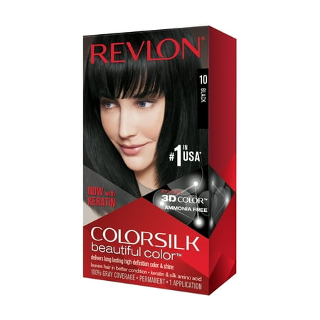 Revlon Colorsilk Beautiful Color Hair Color Black Walmart Com