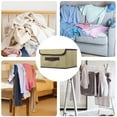 thumbnail image 4 of 1Pc Storage Box Storage Box Foldable Clothing Sundries Portable Storage Box With Lid Foldable Storage Box Home Textile Storage, 4 of 6