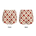 thumbnail image 6 of Goofa Fruit Apples Printed Women 2 in 1 Running Shorts,Quick Dry Athletic Workout Shorts,High Waisted Athletic Shorts with Liner Pockets-XX-Large, 6 of 9