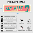 thumbnail image 3 of Decorative Tin Signs 16*4 Inches "Key West" Beachy Key West Decor for Beach House Bedroom Patio, 3 of 3