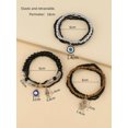 thumbnail image 3 of EOEMY 3Pcs Evil Eye Hamsa Charm Beaded Bracelet Women Bracelet Stackable Bracelet-Default, 3 of 4