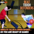 thumbnail image 4 of HOOPSKING Defender Extender Basketball Training Pads - Volleyball Blocking Drills - Football Quarterback Pass Rush Distractor - Makes Players Learn to Handle Taller, Faster, & More Athletic Opponents, 4 of 4