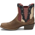 thumbnail image 3 of Justin Women's Chellie Square Toe Western Boot Brown Multi - L9522, 3 of 7