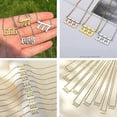 thumbnail image 4 of Collar de número de ángel de plata Joyería de numerología de acero inoxidable de plata/oro, 4 of 6
