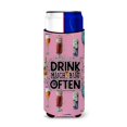 thumbnail image 1 of Treasures Cocktails Caroline's Treasures Michelob Ultra Hugger para latas delgadas Multicolor, 1 of 1