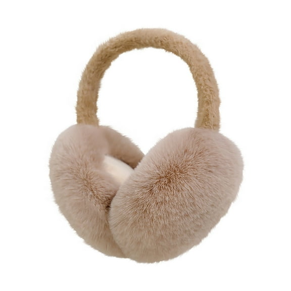 Ear Muffs for Winter Women,Adjustable Ear Warmers, Ear Muffs Fluffy Earmuffs, Winter Accessories for Women Brown