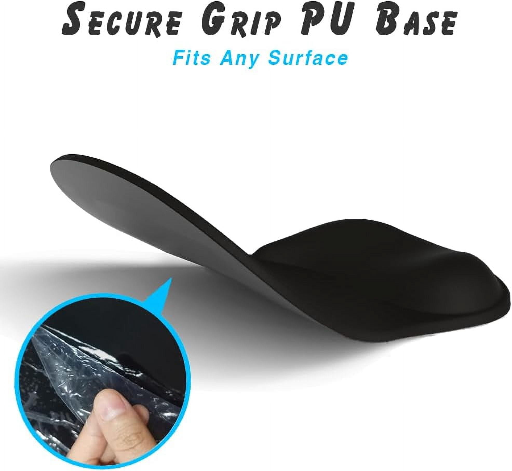 Gel Wrist Rest Mouse Pad-Ergonomic Office Mousepad with Wrist Support-Non-Slip, Design Desk Accessories Mat for Home&Game Decor (06Mocha Sand)