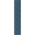 thumbnail image 3 of Unique Loom Davos Shag Collection Area Rug - Solid (2' 7" x 13' 1" Runner Marine Blue), 3 of 7