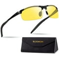 thumbnail image 6 of Bloomoak Night Driving Glasses Anti Glare for Men Women, Ultra Light Al-Mg Polarized Night Vision Glasses, 6 of 7