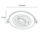 thumbnail image 5 of Estevez Luminario LED LUXE Empotrable Dirigible 3W 3000K Chocolate Ø100mm con Lámpara Incluida, 5 of 7