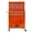 Orange, variant on 8-Drawer Rolling Tool Chest with Wheels, High Capacity Tool Storage Cabinet for Garage Workshop, Red Steel